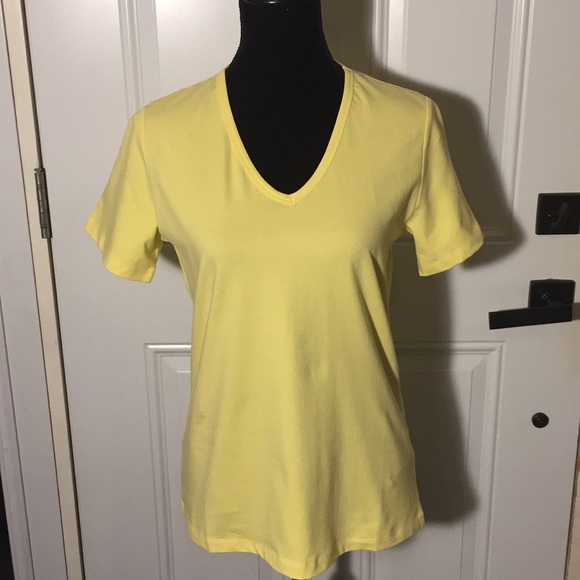 Basic By Yest Yemi Sunshine Yellow T Shirt Size 8 - Picture 4 of 16